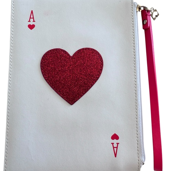 Kate Spade Ace of Hearts clutch wristlet